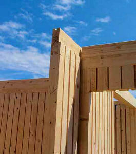 maison panneau bois massif contre-collé