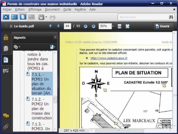 plan de situation dans le dossier de permis de construire