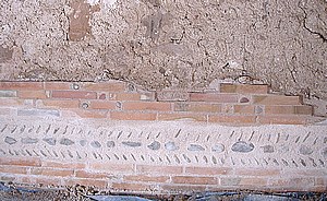 rangées avec motifs 