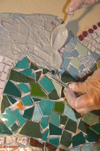 appliquez la barbotine