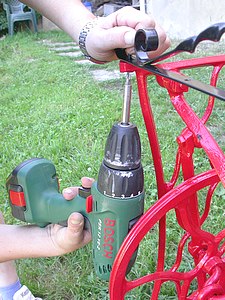 pose des patère à l'arrière 