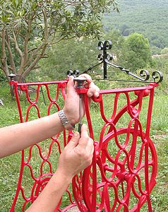 les boutons à l'avant 