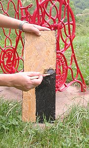 peindre le socle en bois